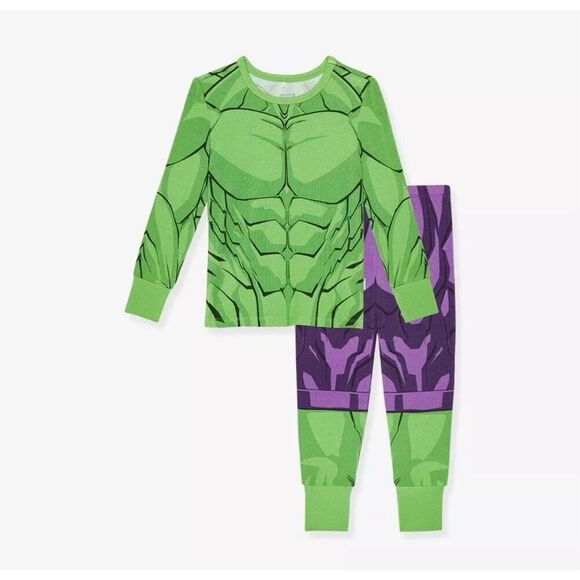 Posh Peanut Hulk Marvel Heroes I AM HULK Pajamas PJ Set Size 18-24M NIB - Picture 6 of 6